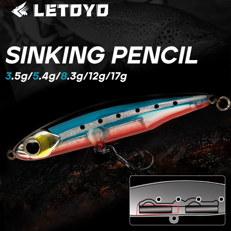 Fishing Lure Spoon - LETOYO тонущий карандаш 17 г 12