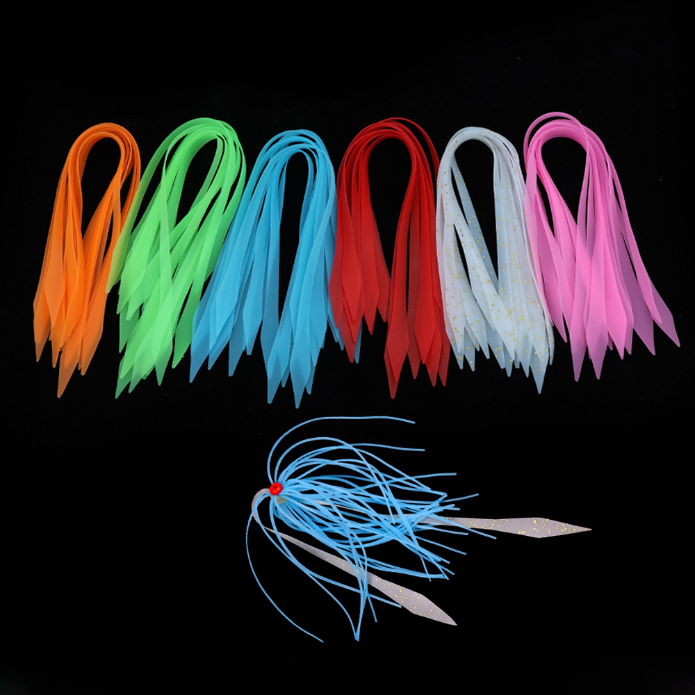 Fishing Lure Buzzbait - 10/60 шт. силиконовые приманки-юбки длиной 19,3