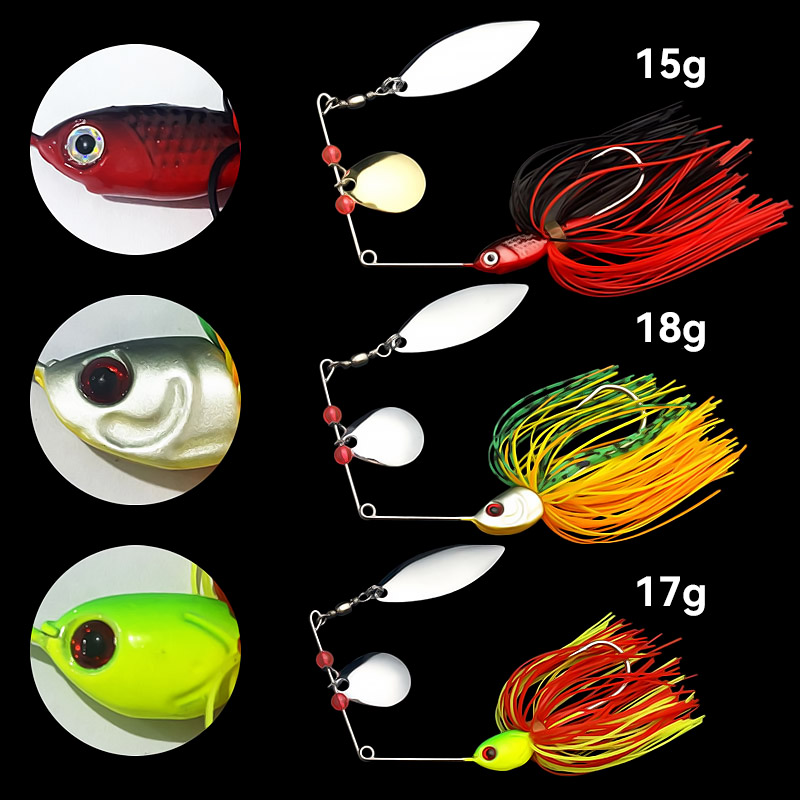 Базука 15 г 18 г Спиннербейт Р – обзор и цена Fishing Lure Jerkbait